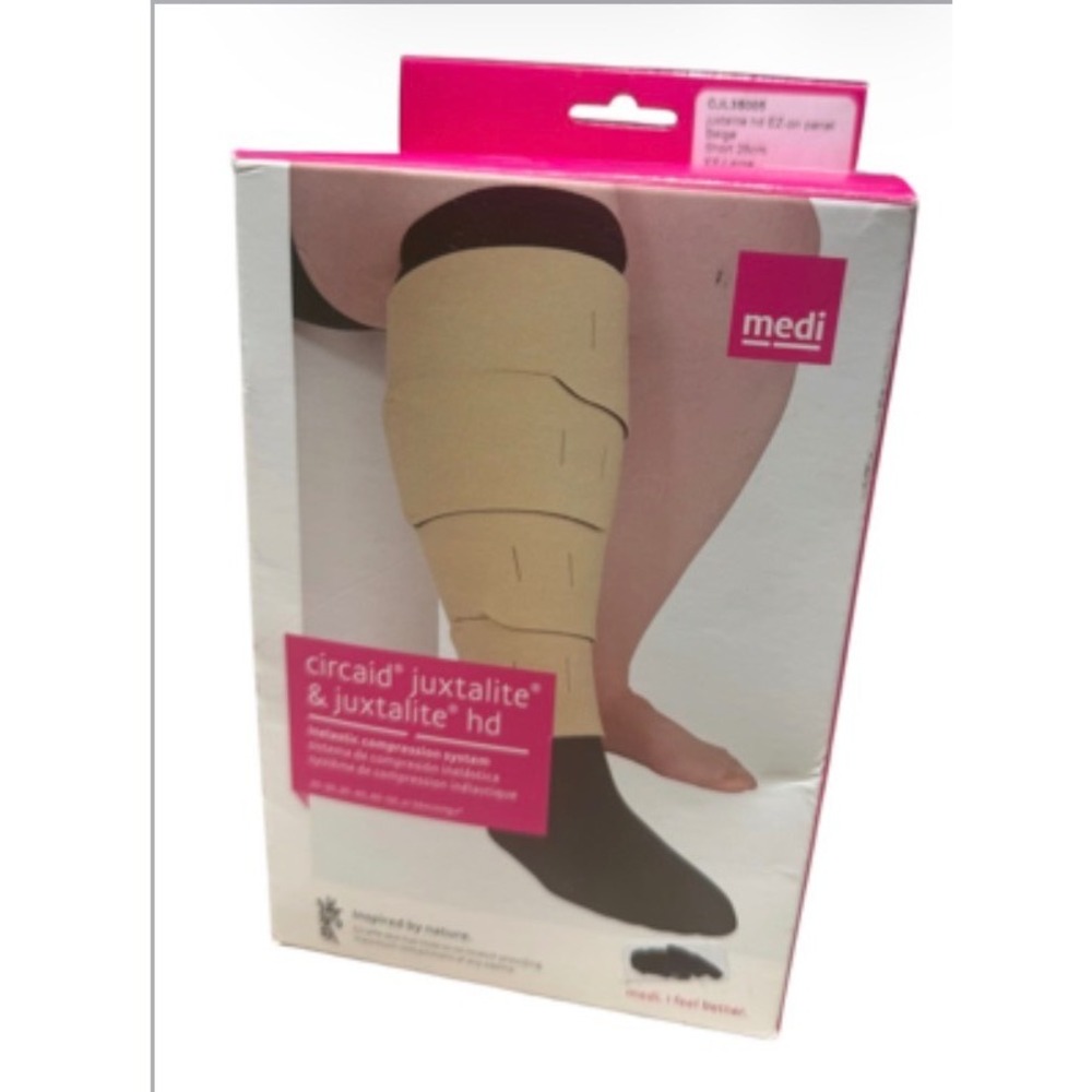 Medi Circaid Juxtalite HD Compression Lower Leg System XXL Short Beige NEW
